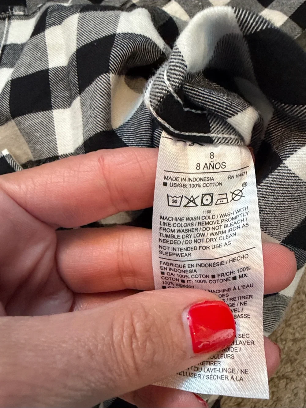 NWT Janie & Jack Plaid Flannel Shirt, 8